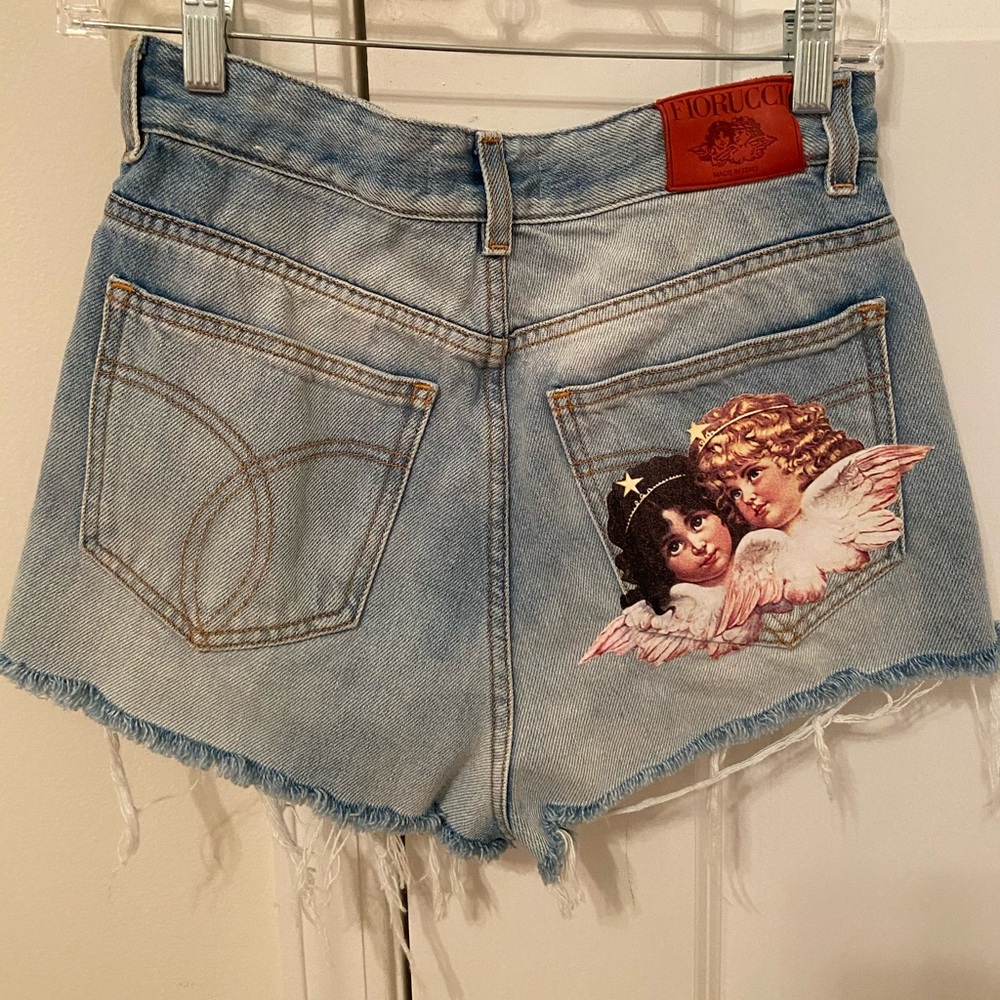 ⭐️NWOT FIORUCCI HIGH WAIST CUT OFF SHORTS DENIM⭐️